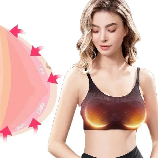 Electric Breast Massage Bra Vibration Chest Massager Breast Enhancement Instrument Bigger Chest Enlargement Breast Health Care - Image 3